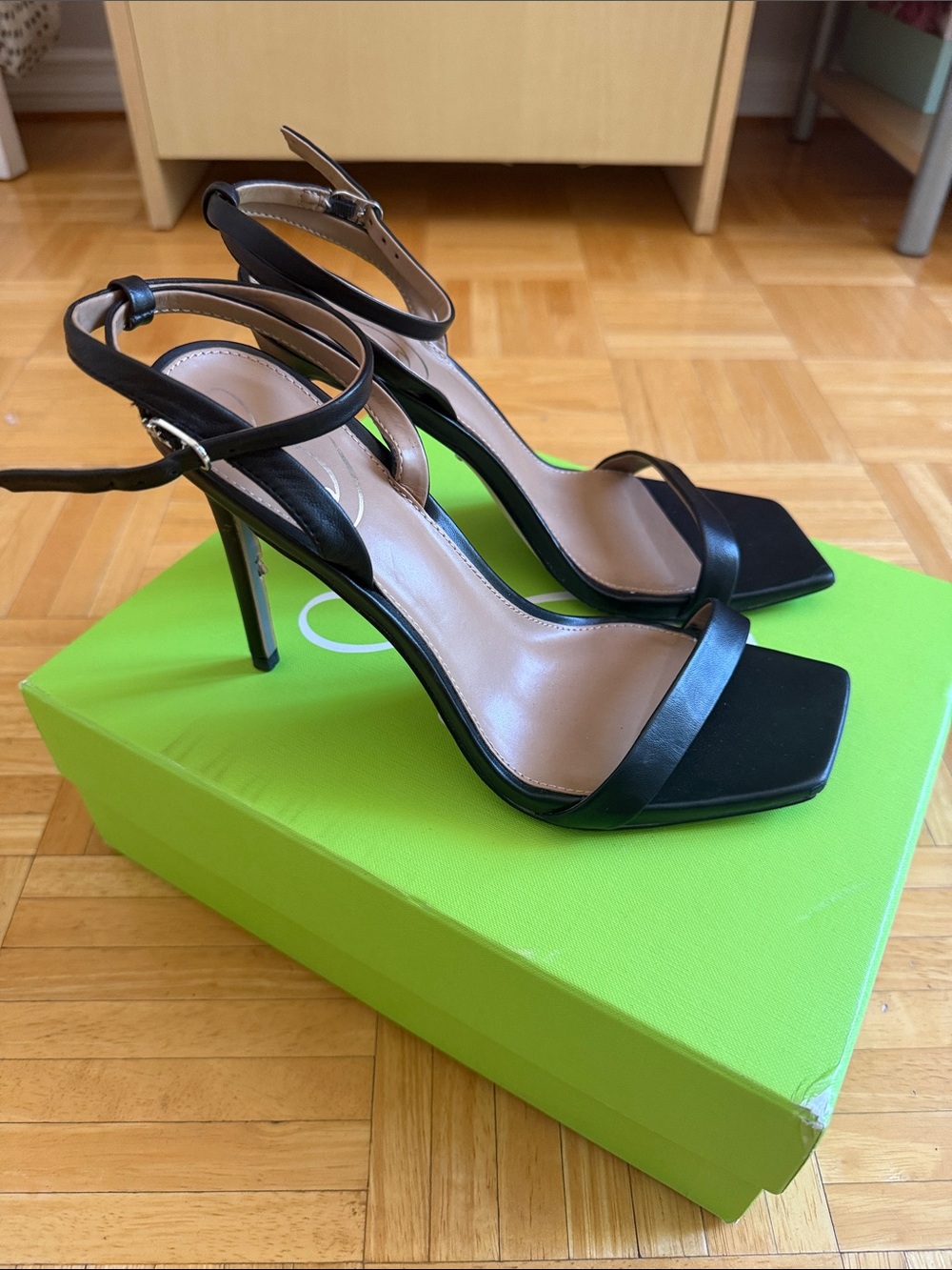 Sam Edelman Orchid Sandals - Black Leather
